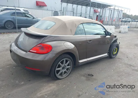 2013 Volkswagen Beetle 2.5L из США, поврежденный, VIN 3VW5P7AT6DM831442